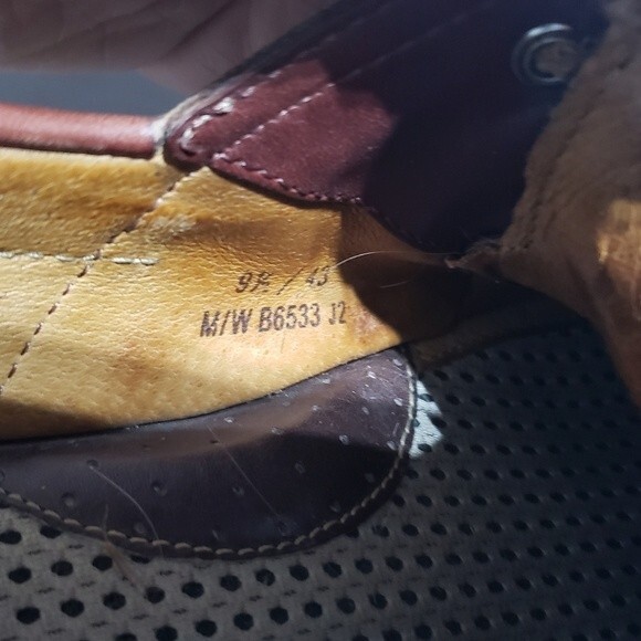 Born brown leather shoes lace up size shoes size 9.5 main image 7